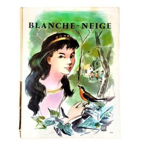 Blanche Neige Snow White Book Simone Deleuil Paris 1958 Children Fairy Tale